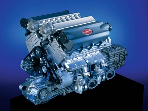 موتور 16 سیلندر بوگاتی ویرون