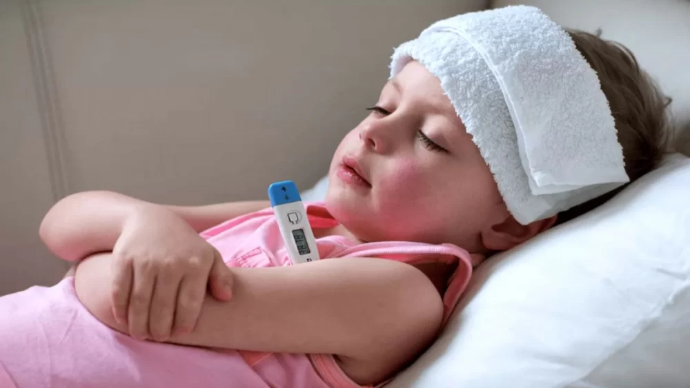 پاشویه برای تب کودکان
